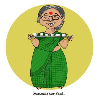 Peacemaker Paati, always ready with a cup of tea and a warm smile, could make a cat befriend a dog. By Lavanya Karthik. Find out which supergranny you are! https://uquiz.com/zBb629/what-kind-of-a-supergranny-is-yours